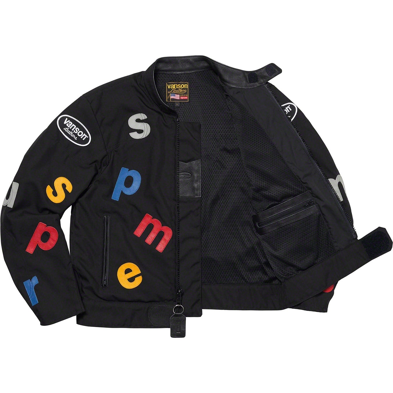 Supreme®/Vanson Leathers® Letters Cordura® Jacket view 7